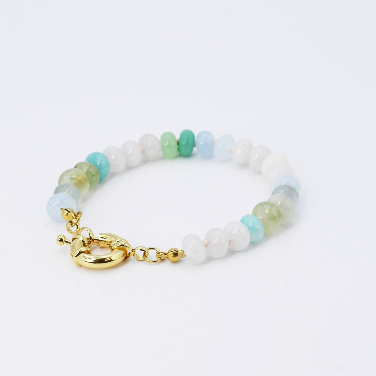 Brooke Bracelet Mint and White