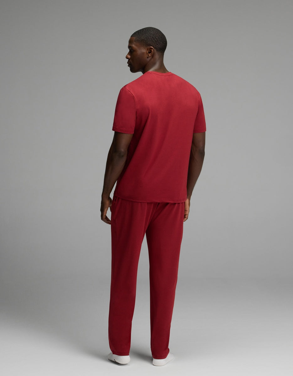 Men's First Layer Pajama Short Sleeve Tee & Pant Set