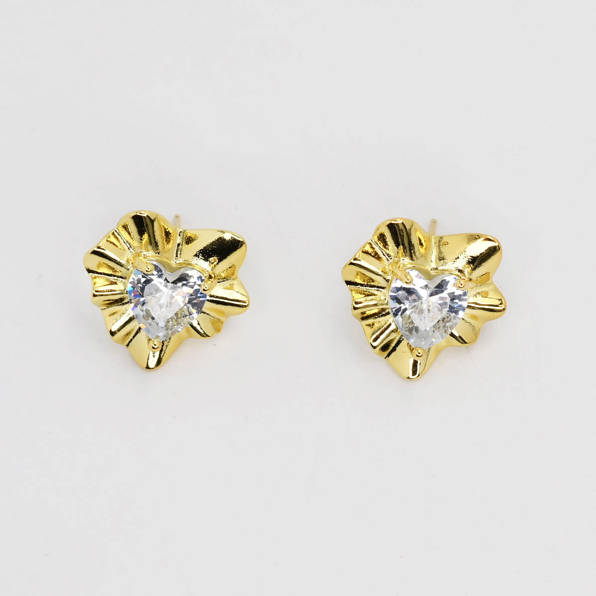 Heart Foil Stud