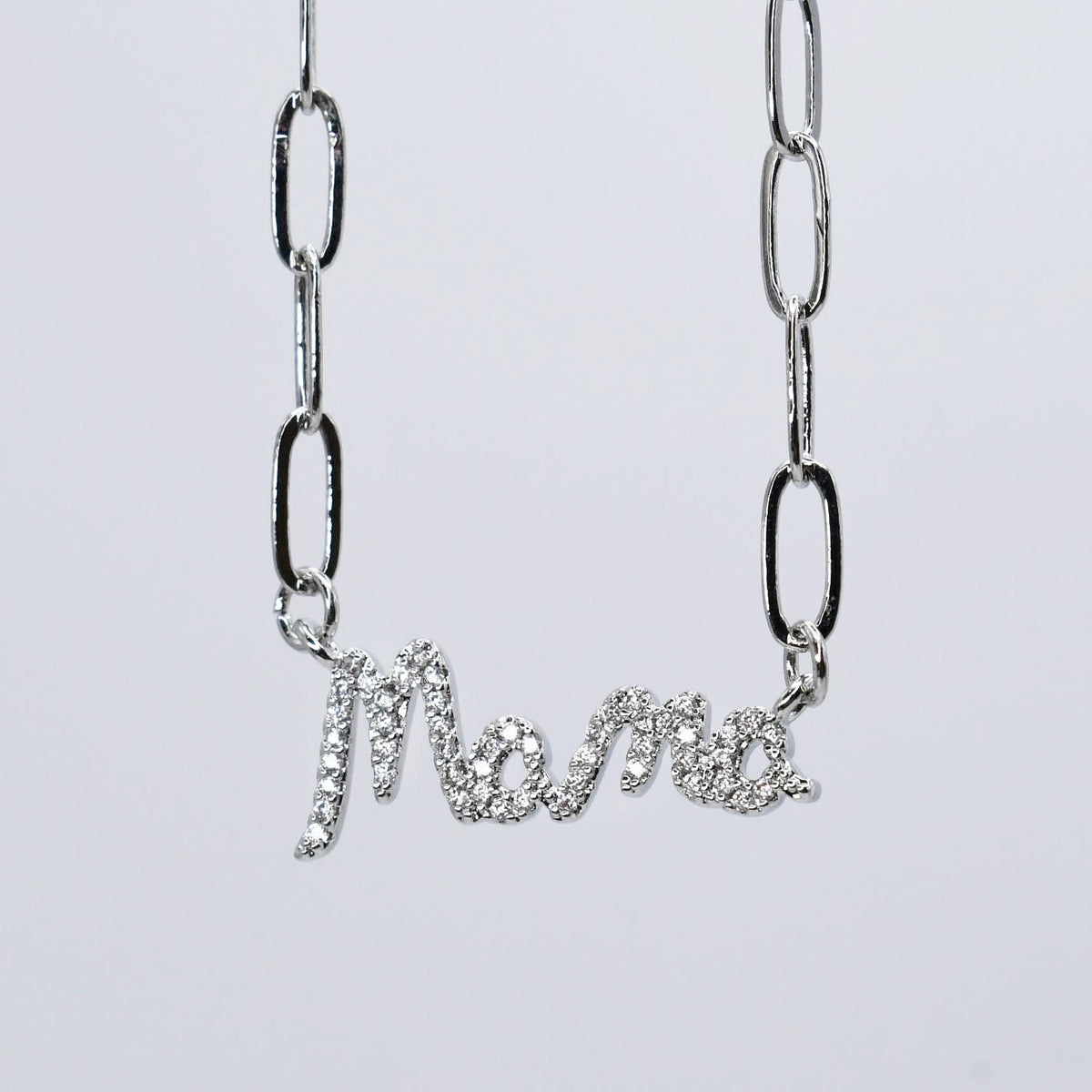 Mama Necklace Silver F29