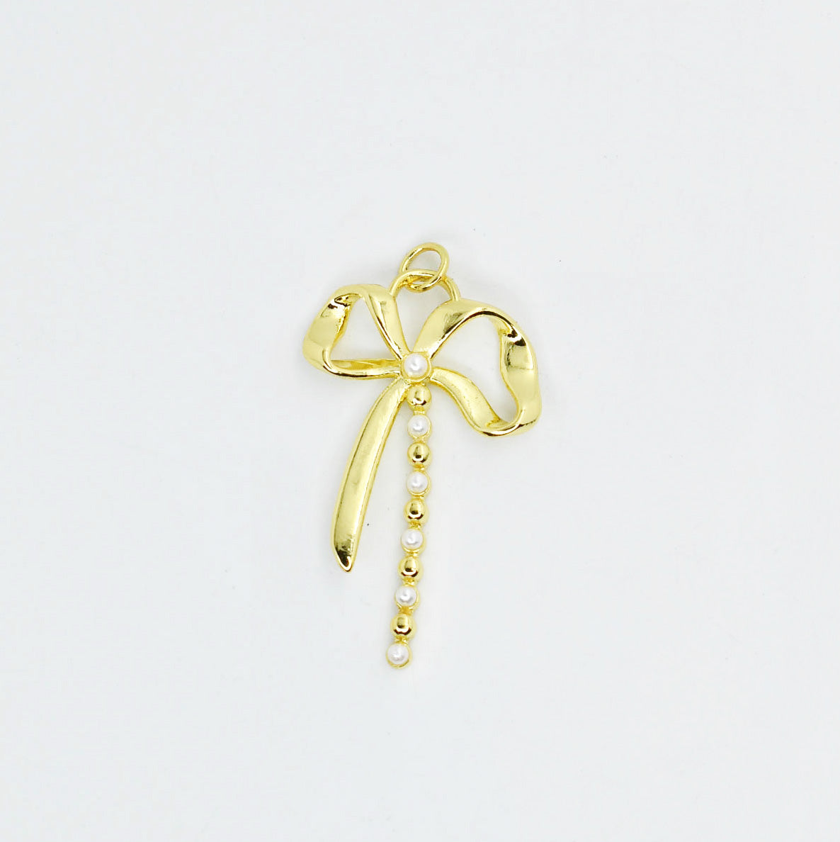 Pearly Bowknot Charm CH-18