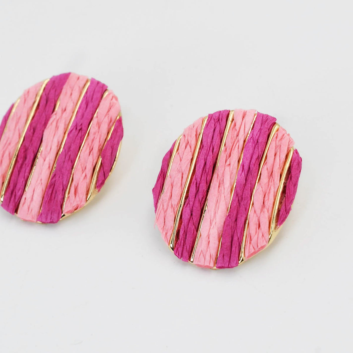 Pink Button Stud