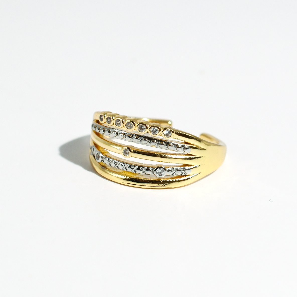 Sparkle Stack Ring