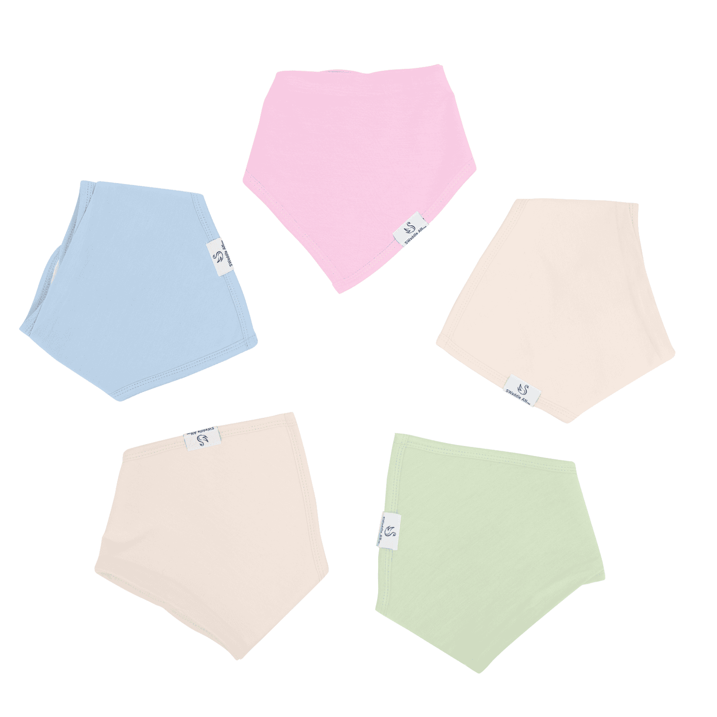 Sage Green Bamboo Bandana Bibs