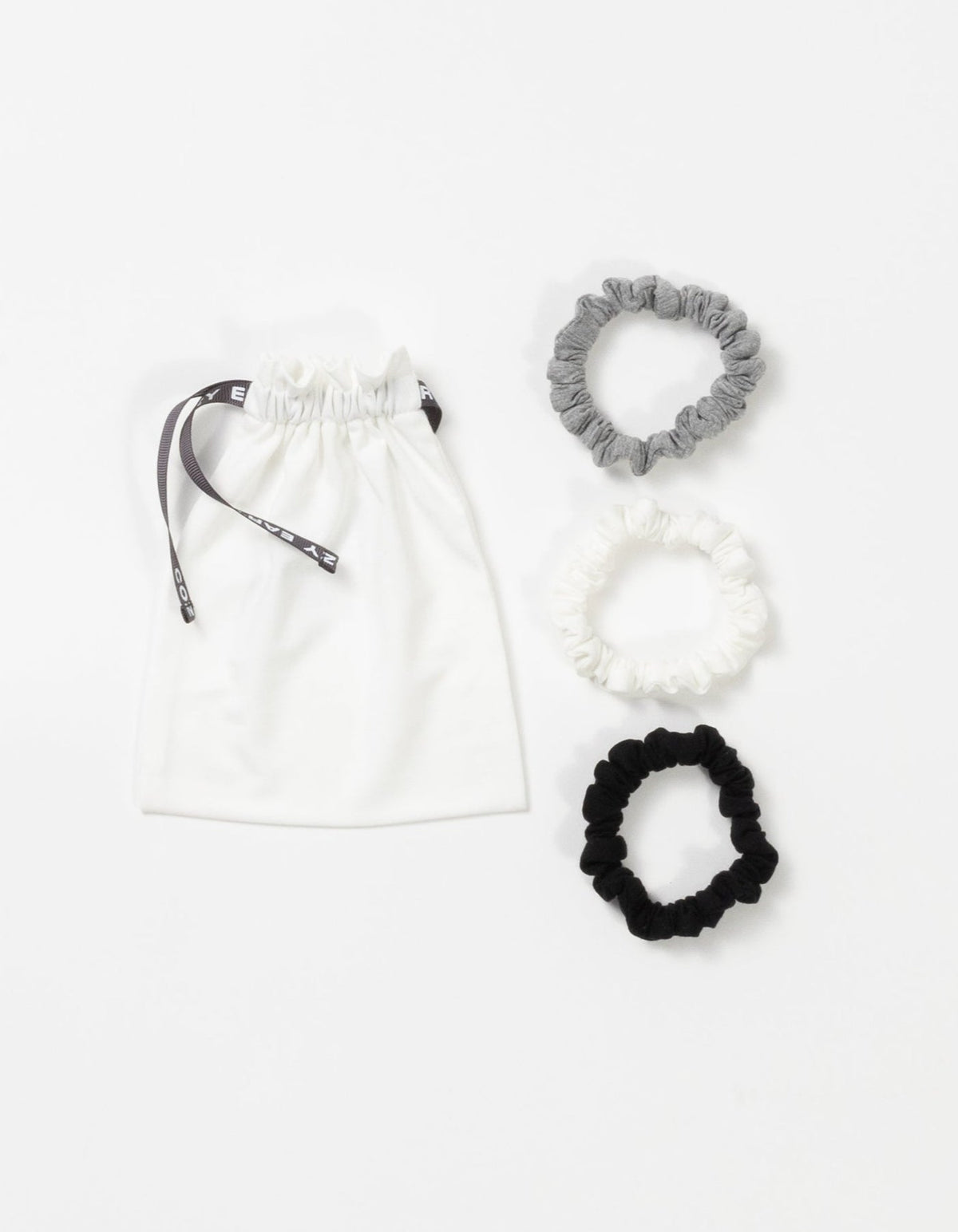 Bamboo Stretch-Knit Skinny Scrunchies