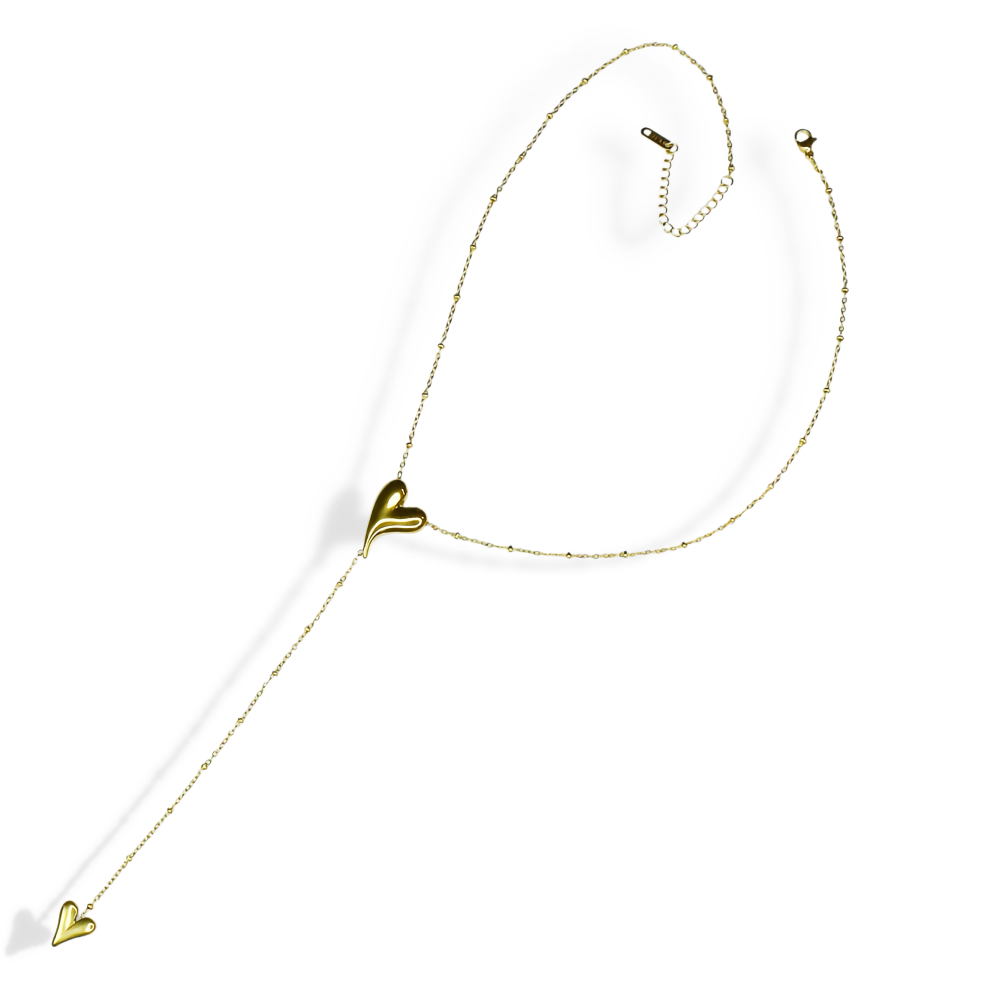 Two of a Kind Gold Necklace