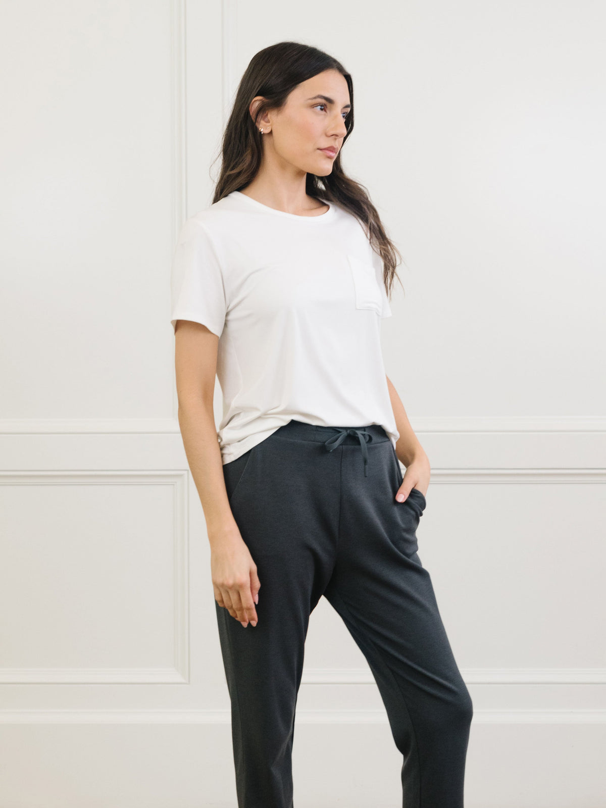 Women's Bamboo Stretch-Knit Lounge Tee