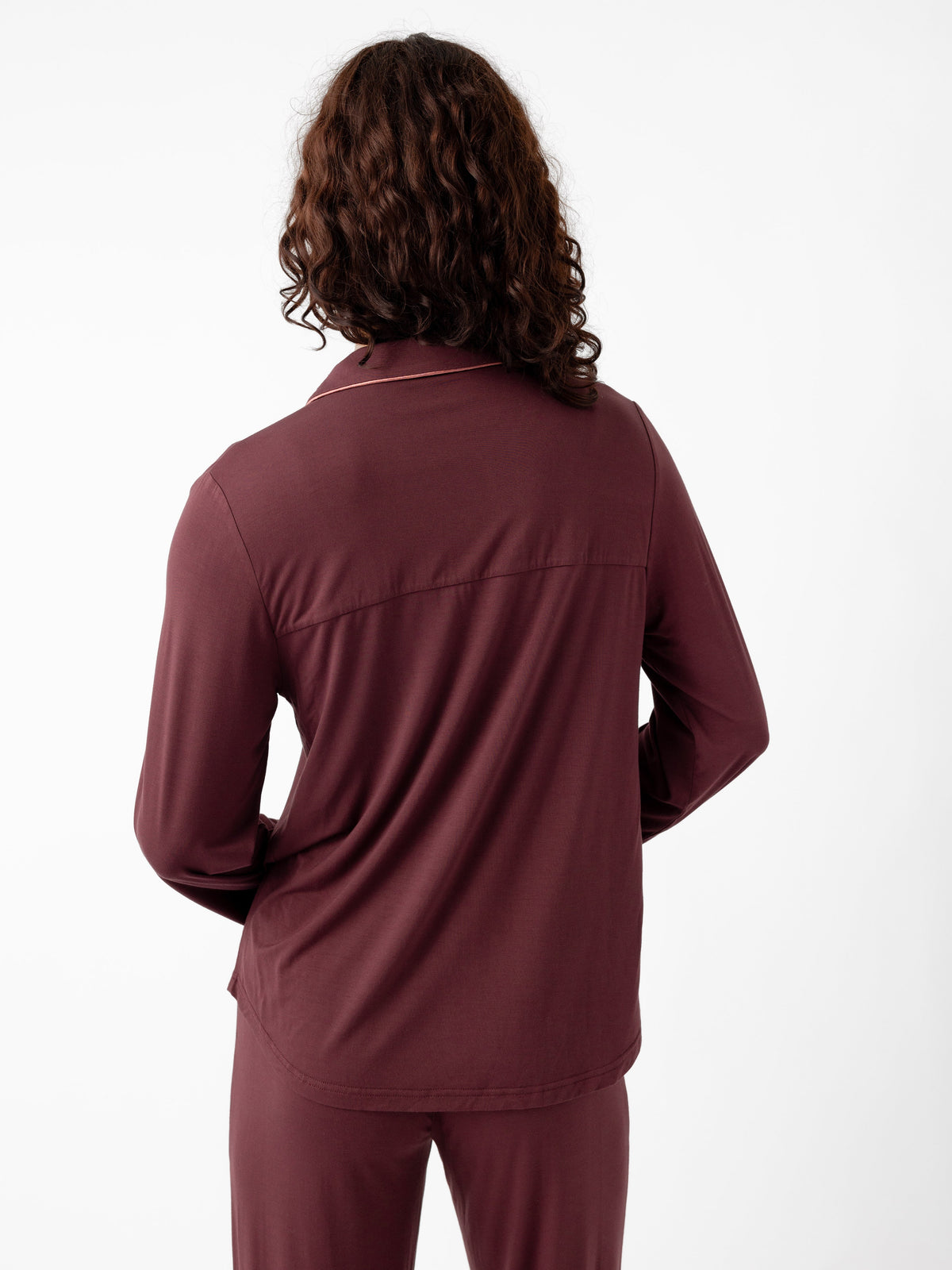 Women's Bamboo Stretch-Knit Long Sleeve Pajama Top (Collective)