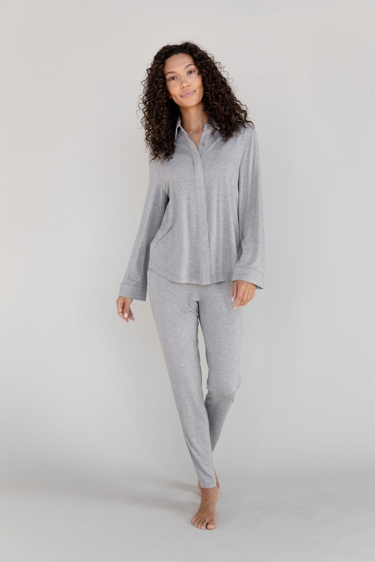 Women's Bamboo Stretch-Knit Tapered Pant