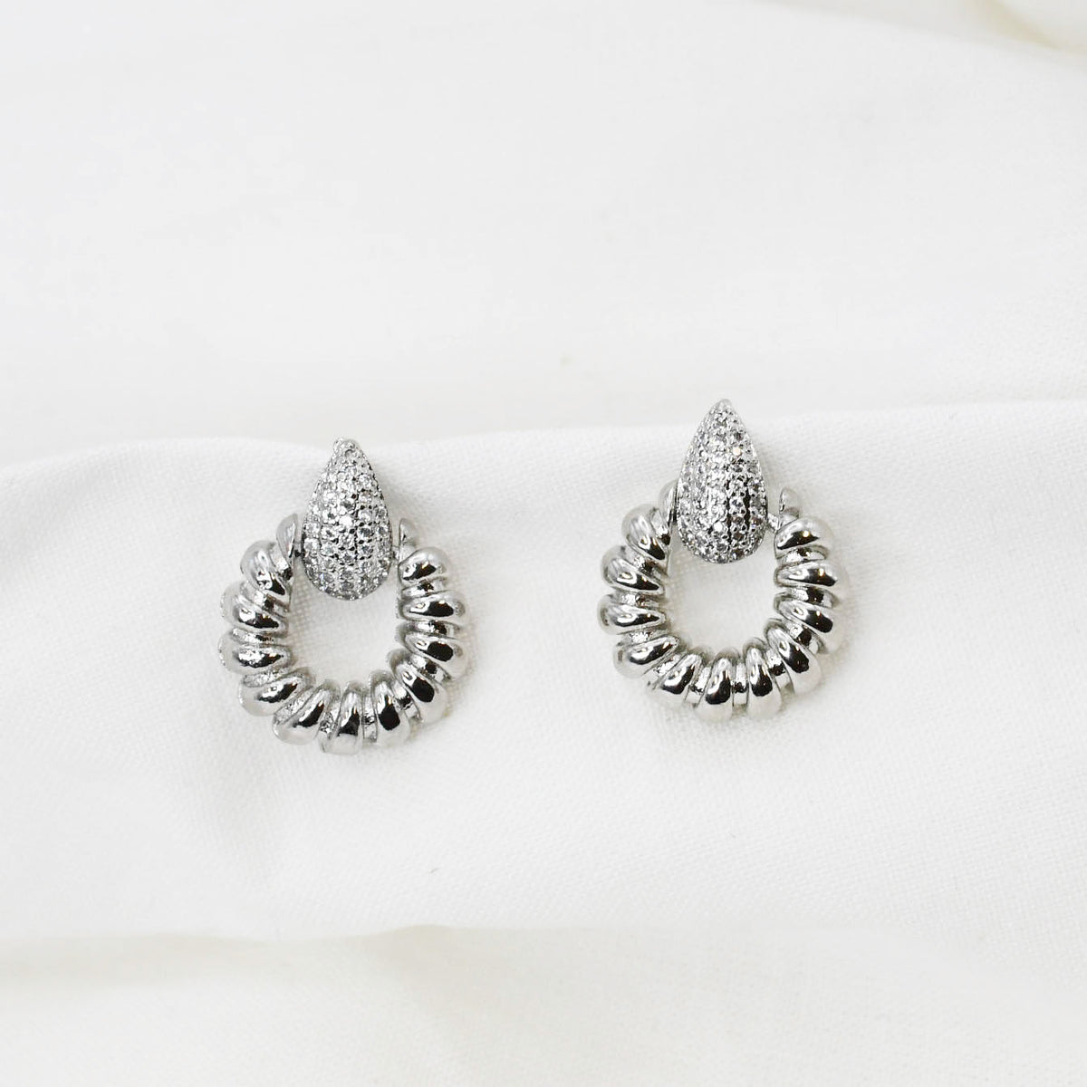 Anabeth Silver Stud