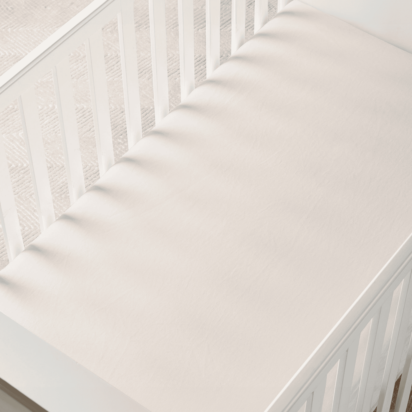 Bamboo Crib Sheet in Sand