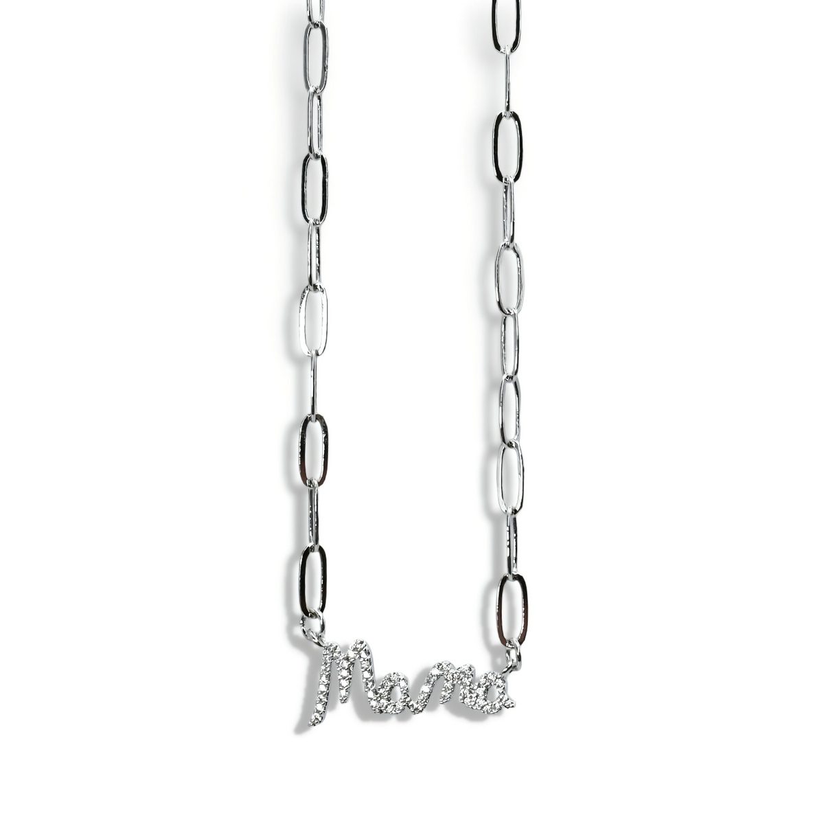 Mama Necklace Silver F29