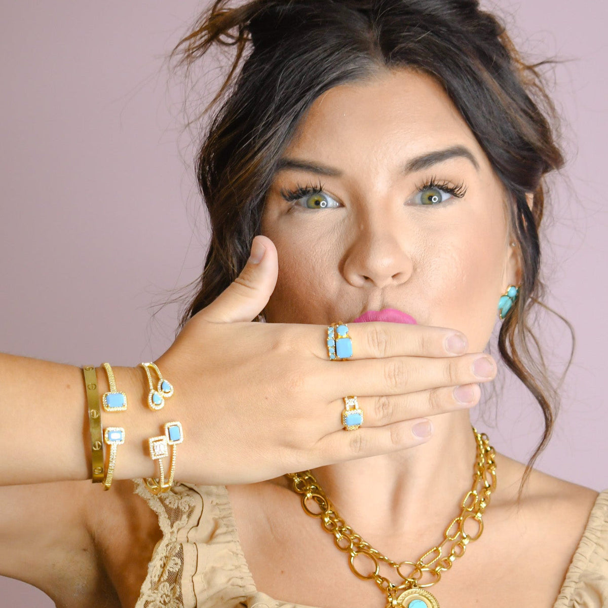 Turquoise Glow Cuff