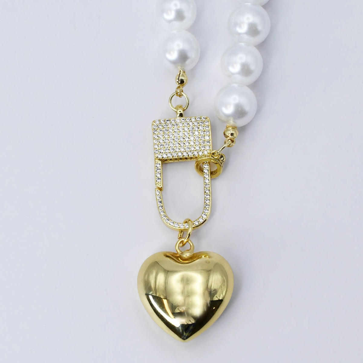 Elegance Heart Lock Necklace