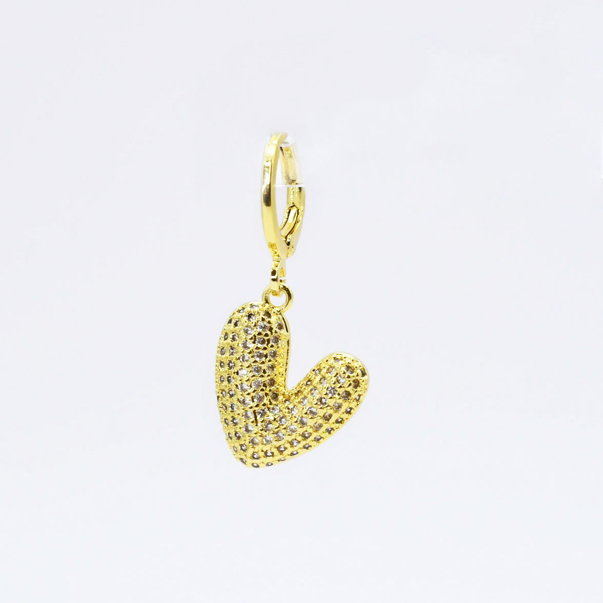 In Love Crystal Heart Charm CH-76