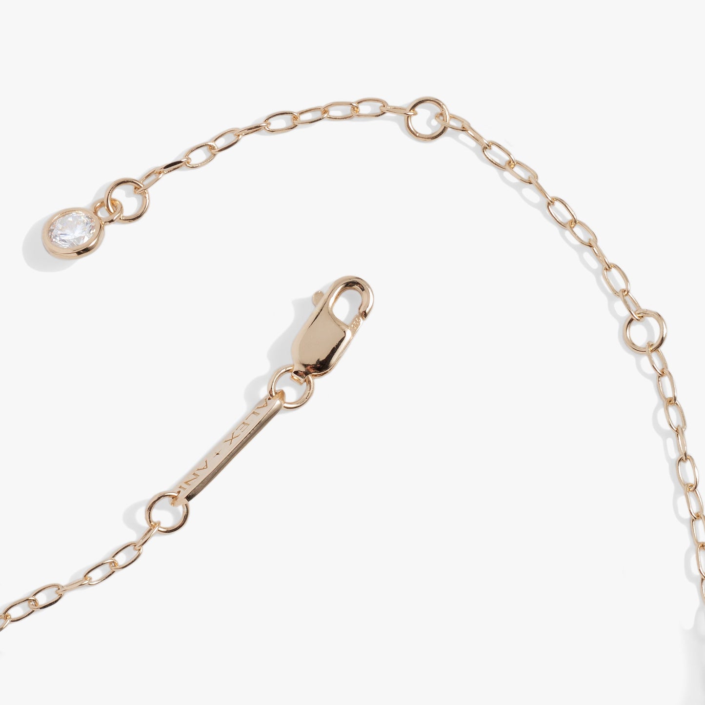 Initial B Precious Elongated Necklace