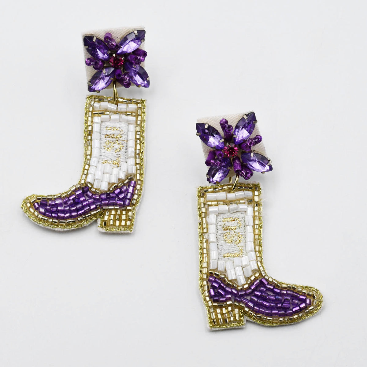 LSU Boot Earrings