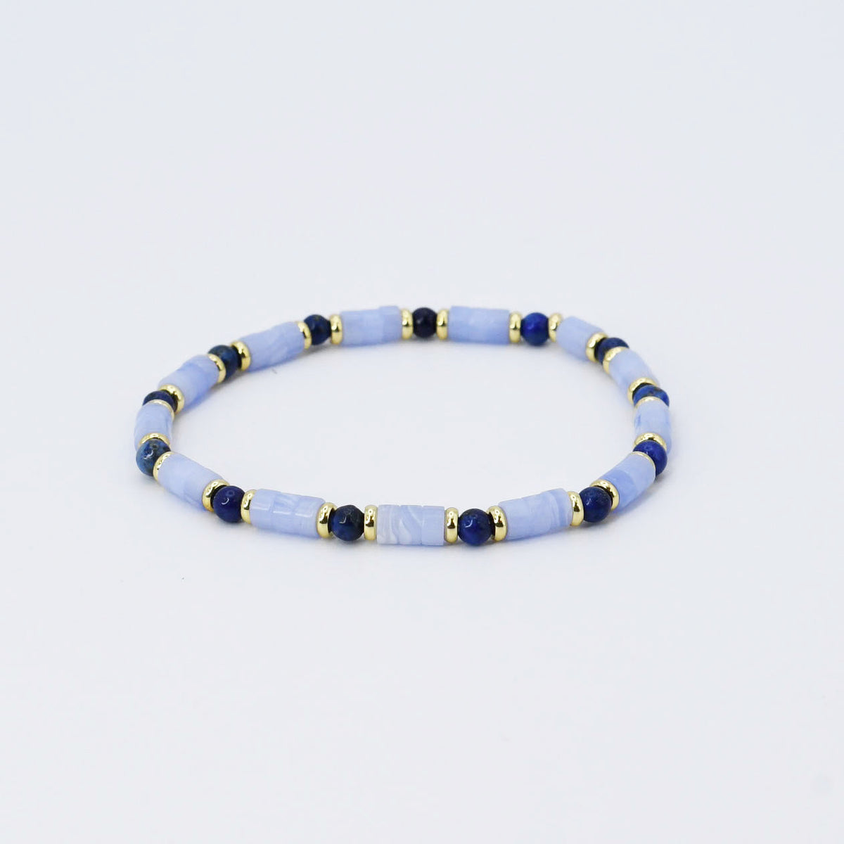 Light Blue Natural Stone Bracelet
