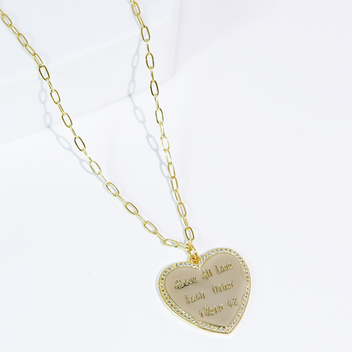 Love Each Other Gold Necklace