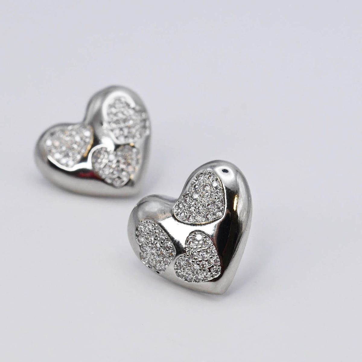 Loving Glow Silver Stud