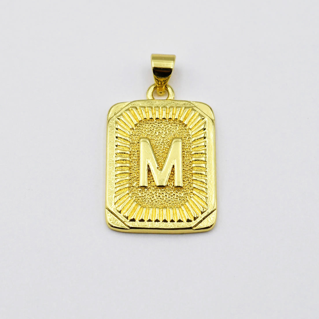Medallion Initial Charm