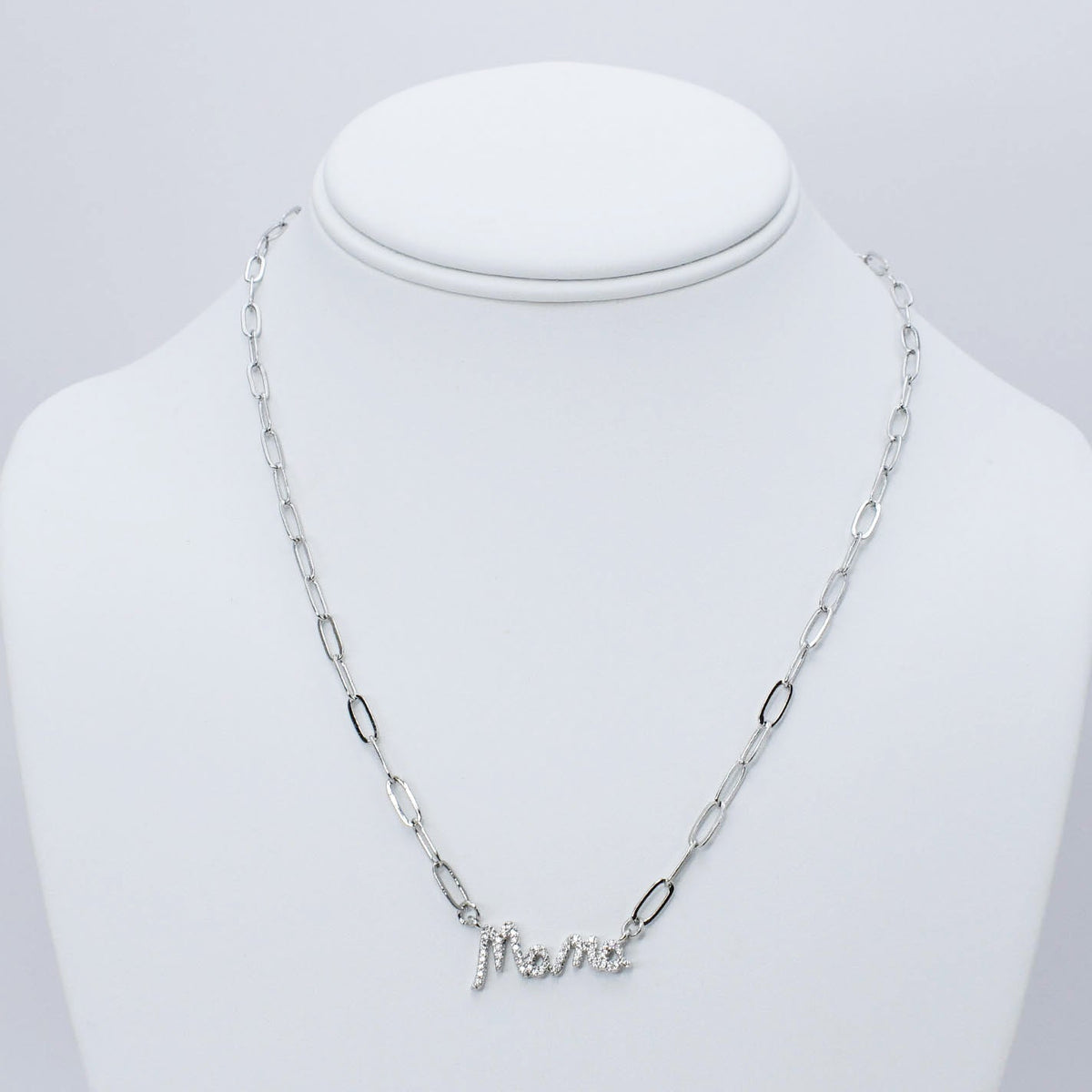 Mama Necklace Silver F29