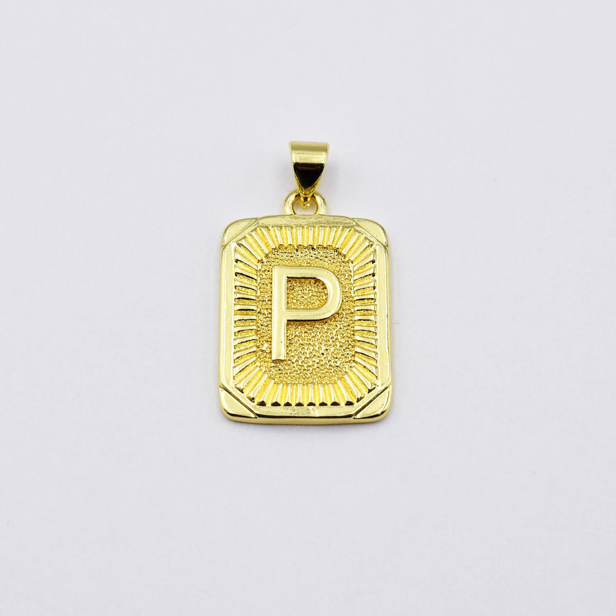 Medallion Initial Charm