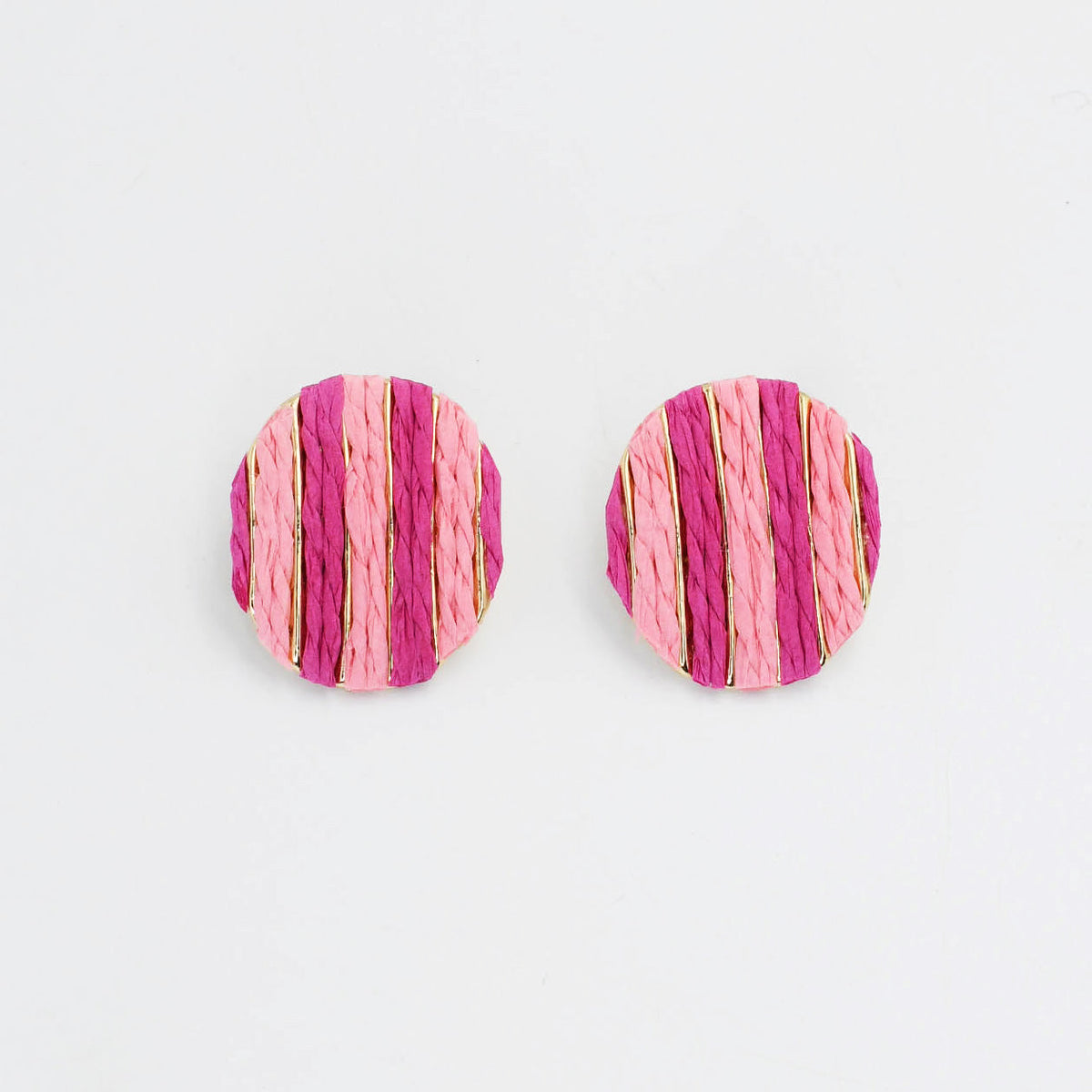 Pink Button Stud