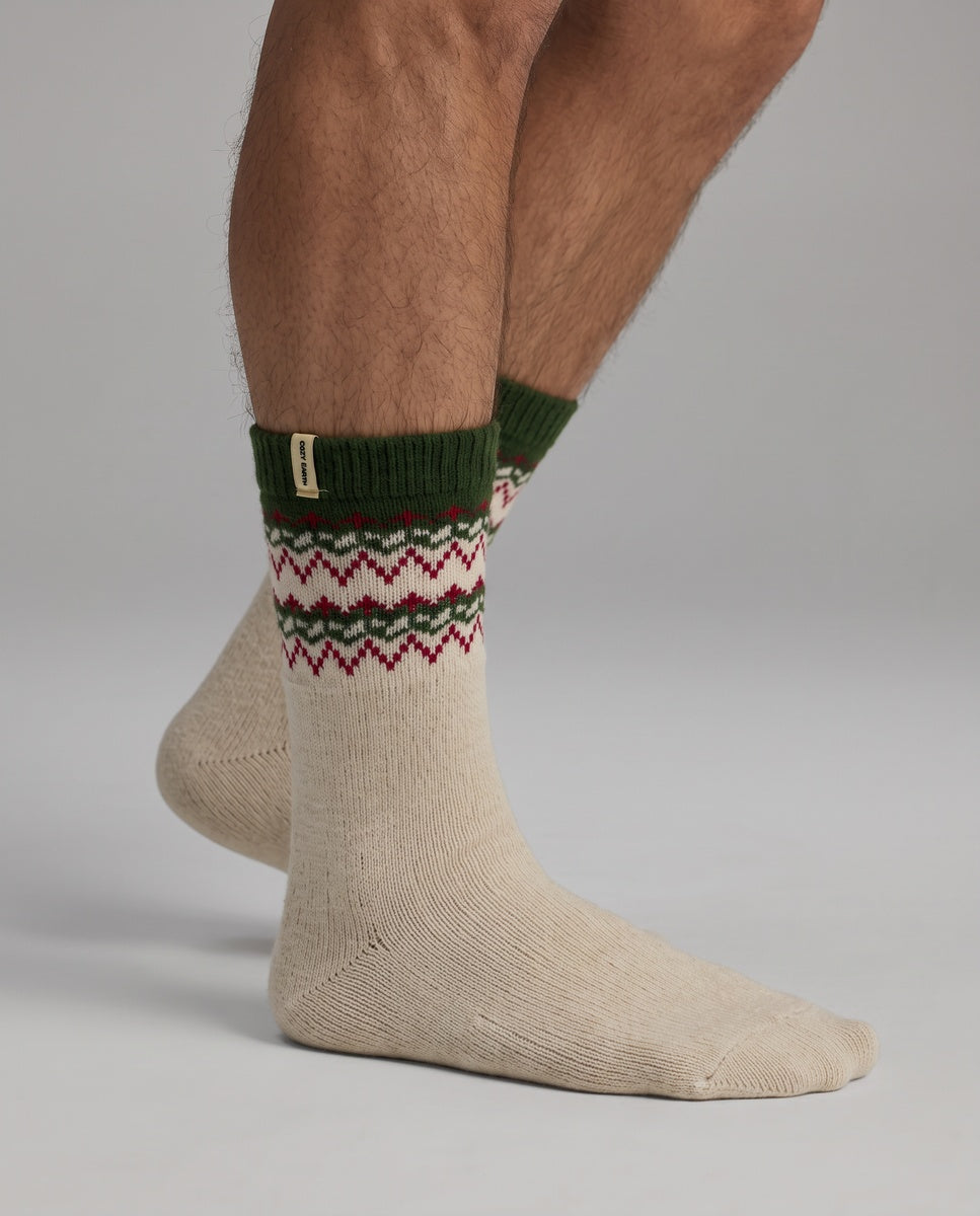 Men's Plush Lounge Calf Sock