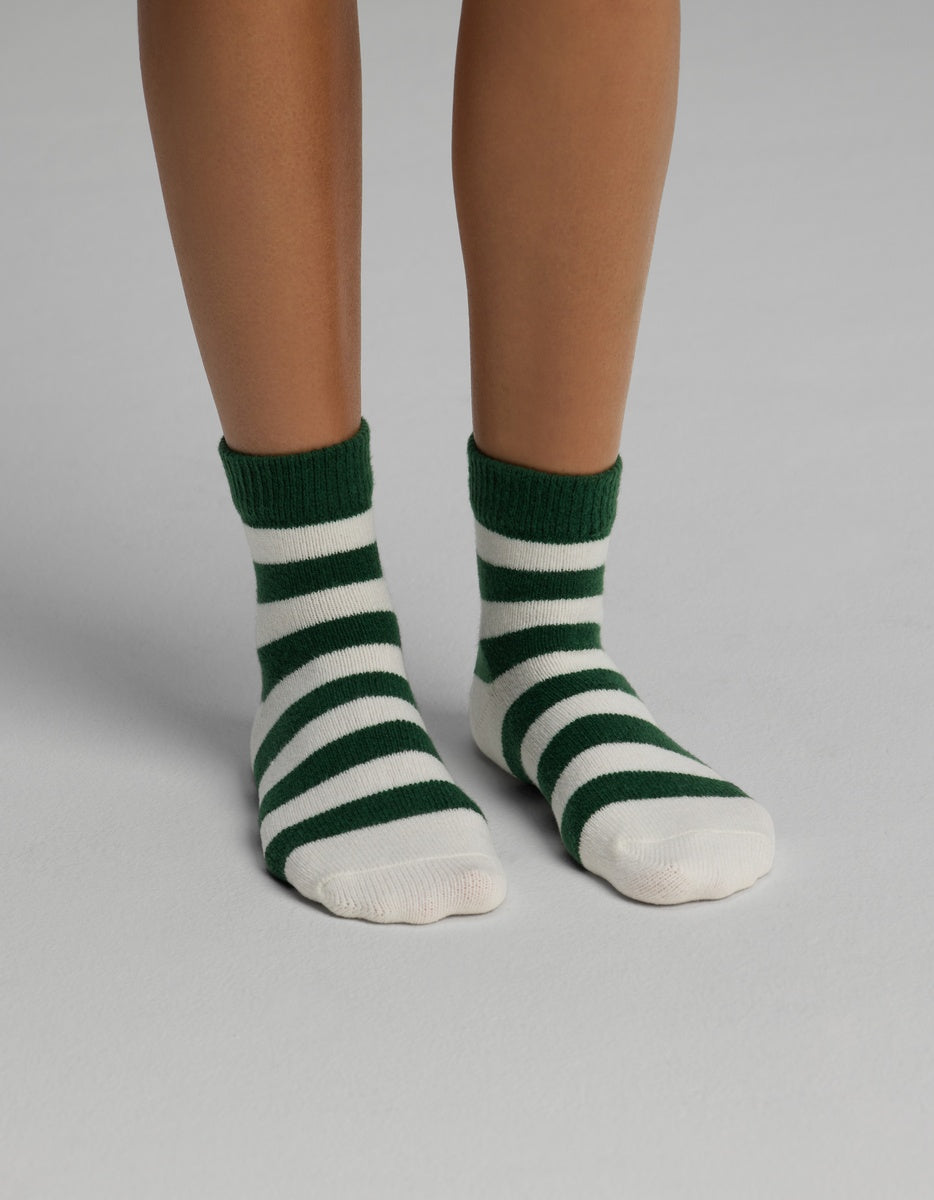 Women's Plush Lounge Quarter Sock