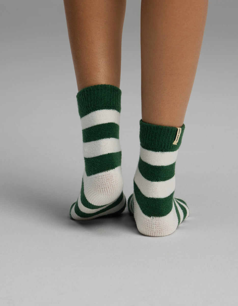 Women's Plush Lounge Quarter Sock