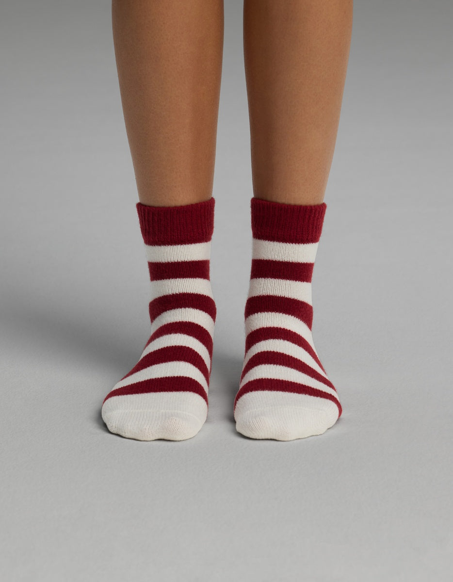 Women's Plush Lounge Quarter Sock