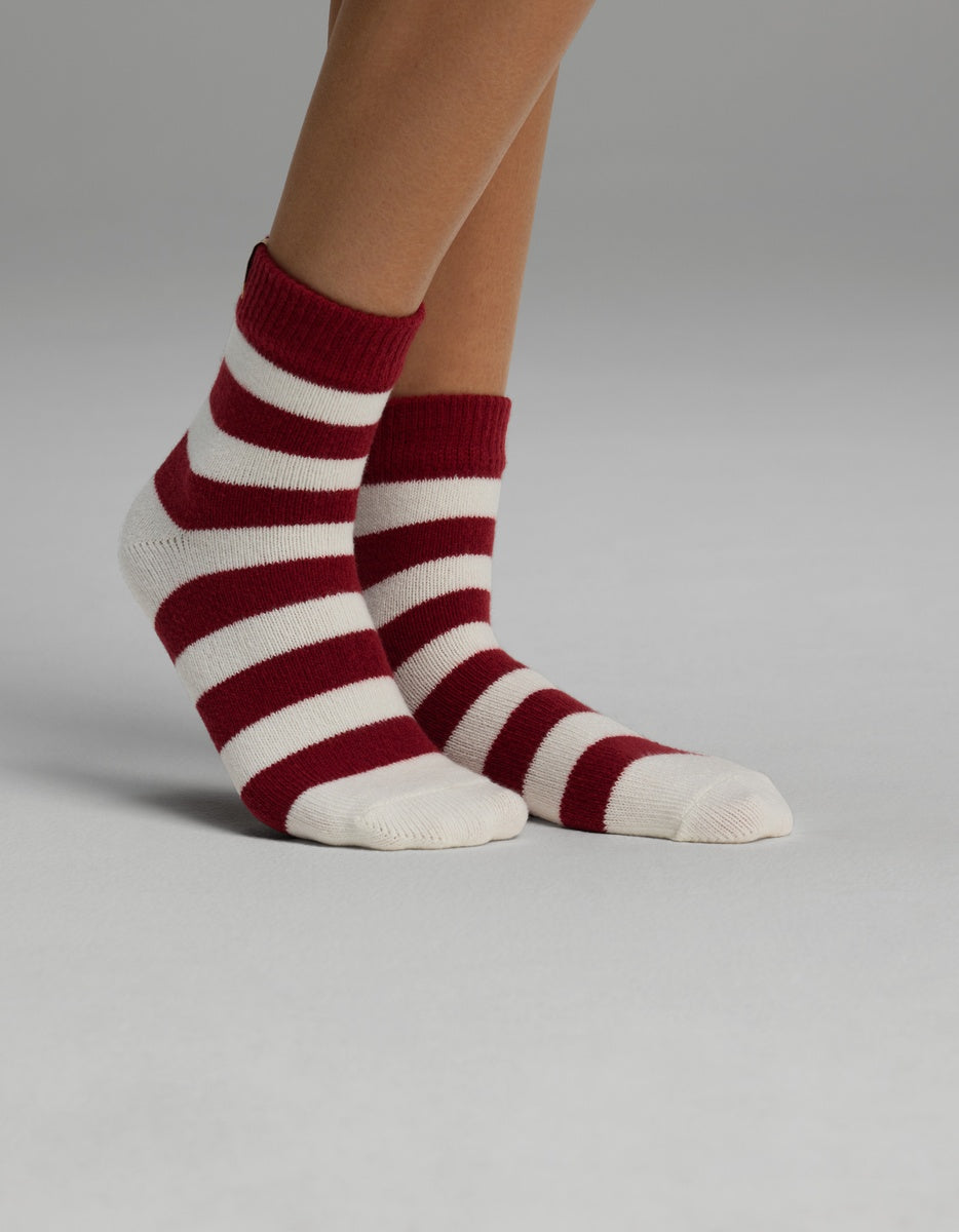 Women's Plush Lounge Quarter Sock