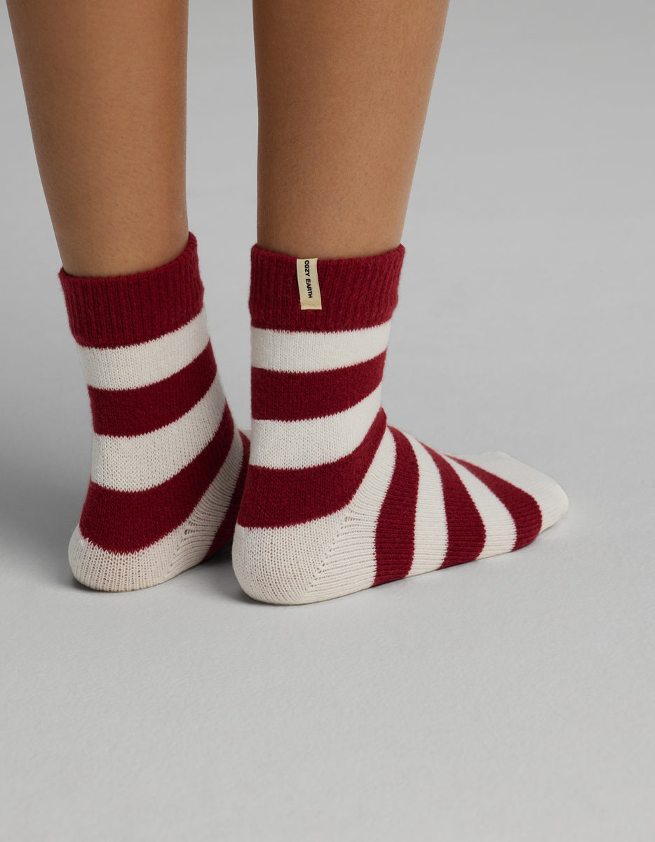 Women's Plush Lounge Quarter Sock