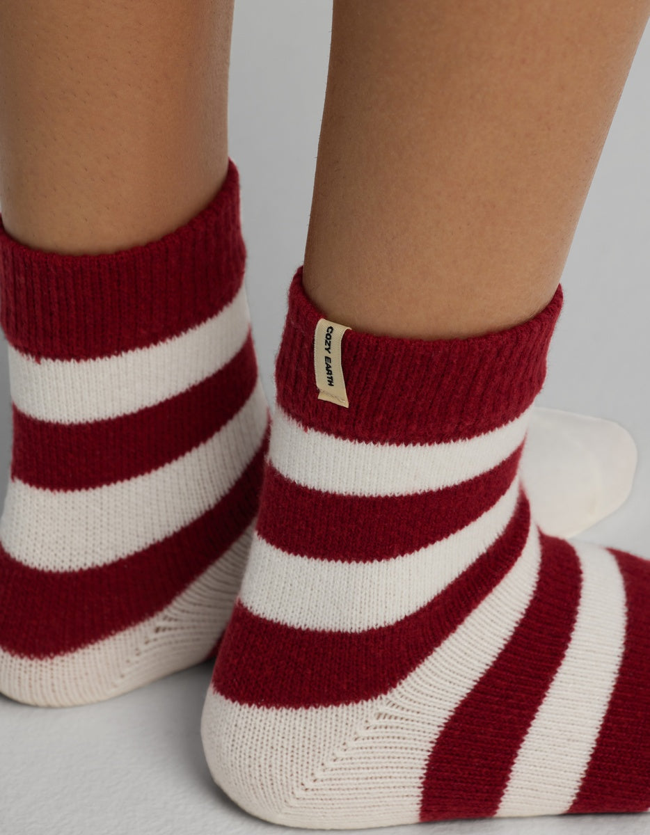 Women's Plush Lounge Quarter Sock