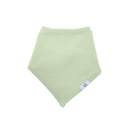 Sage Green Bamboo Bandana Bibs