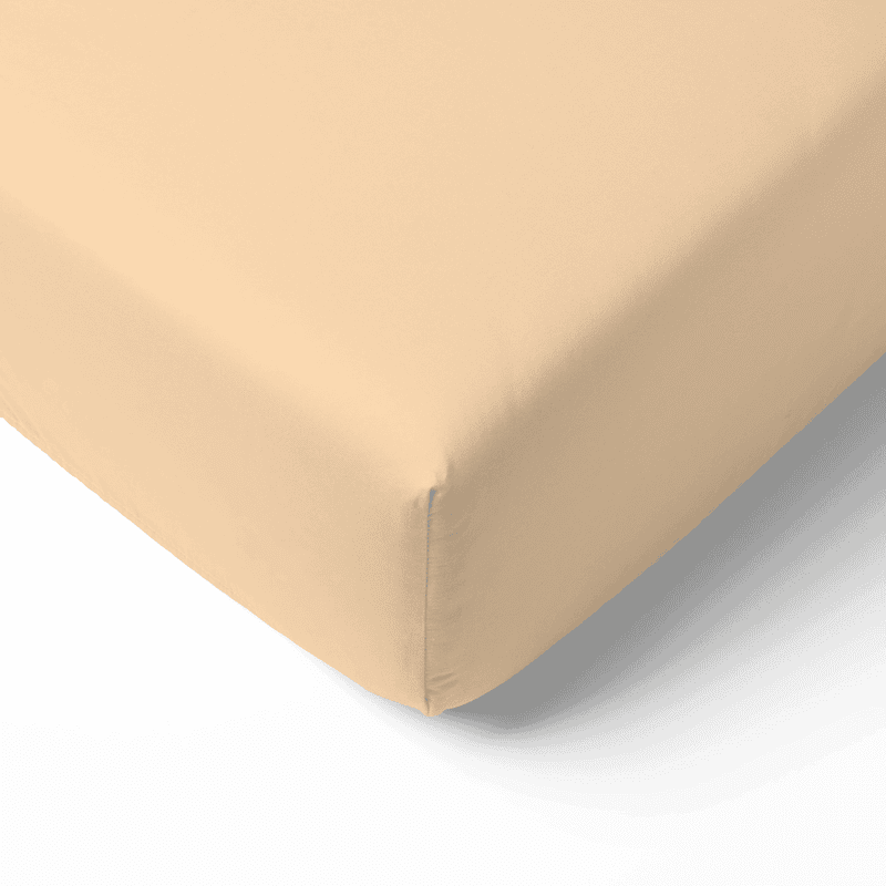 Bamboo Crib Sheet in Peach Fuzz