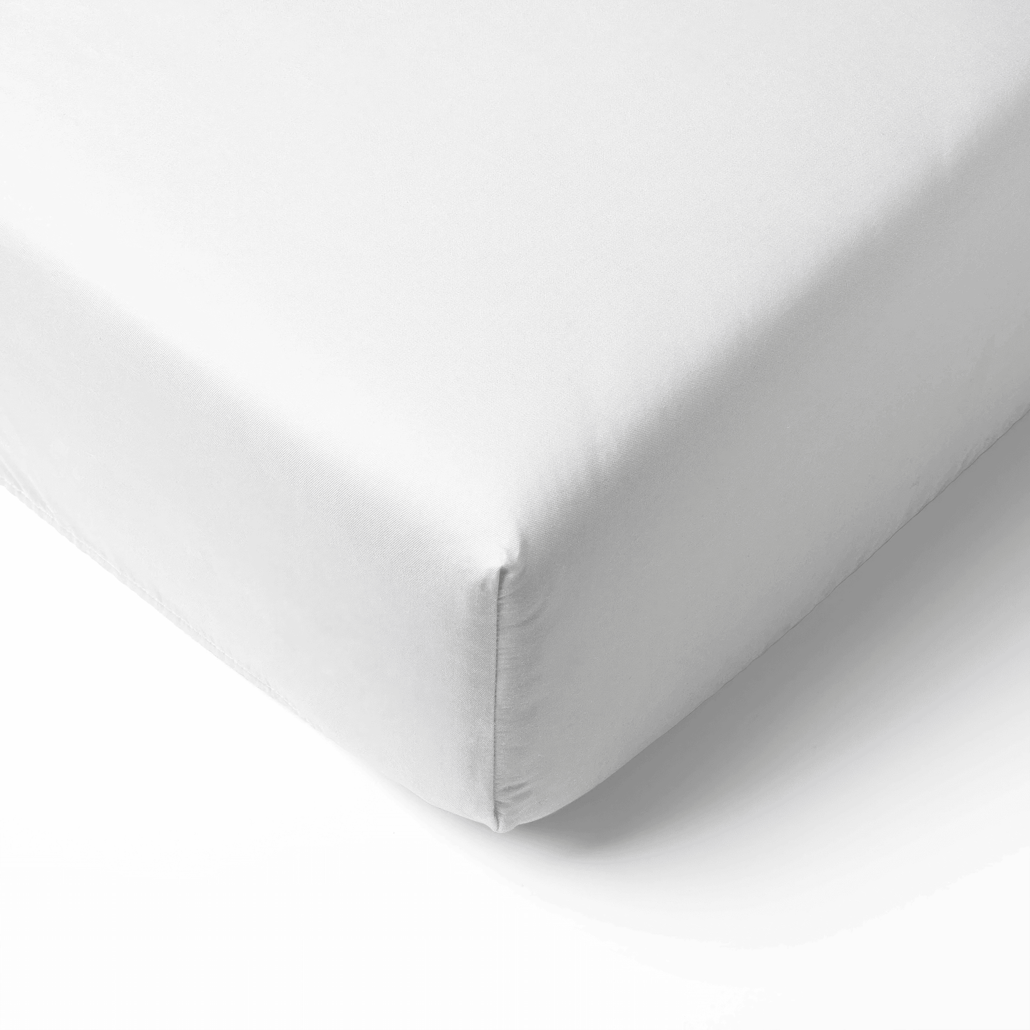 Bamboo Crib Sheet in White
