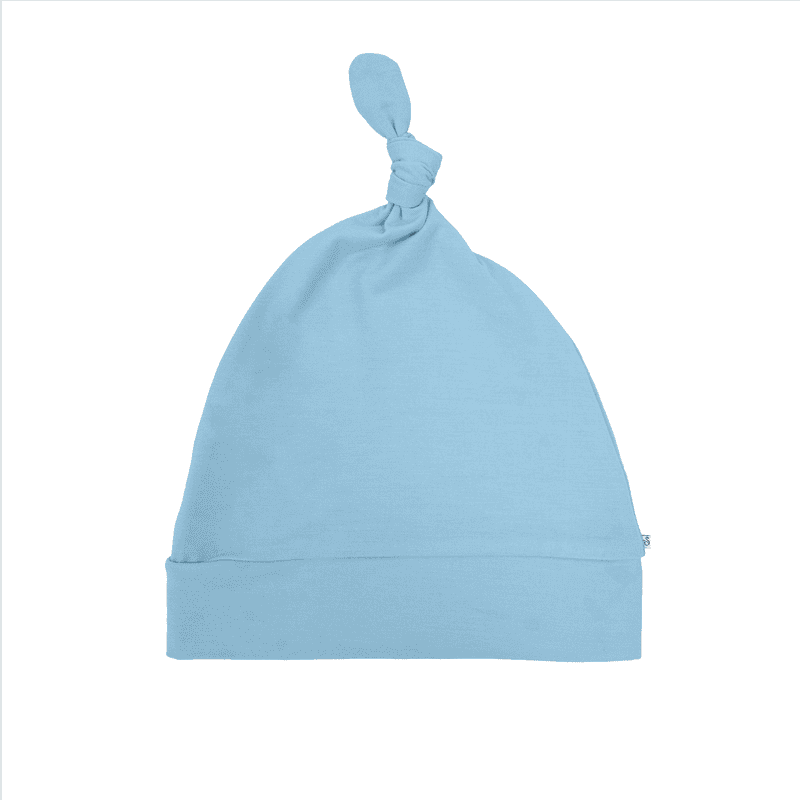 Baby Knotted Cap in Blue Bell