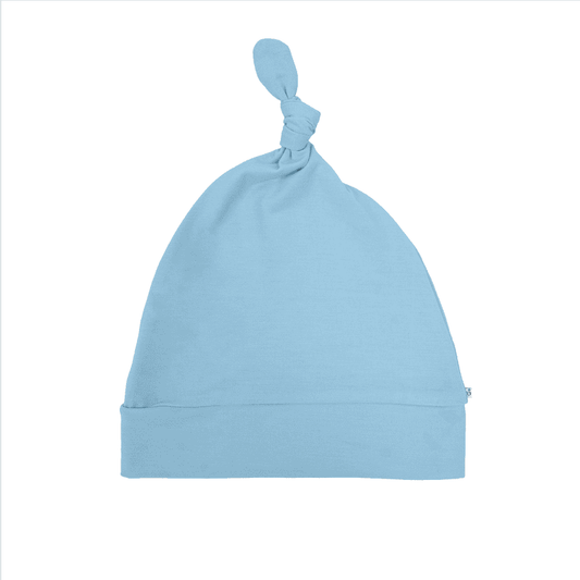 Baby Knotted Cap in Blue Bell