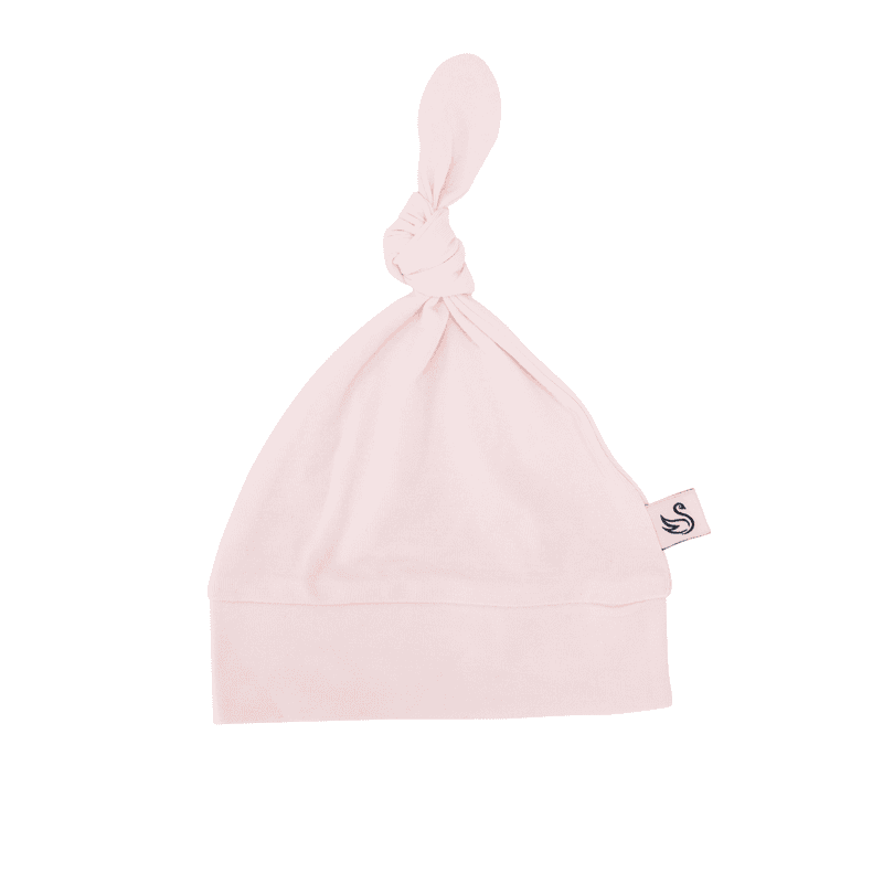 Baby Knotted Cap in Mary Rose