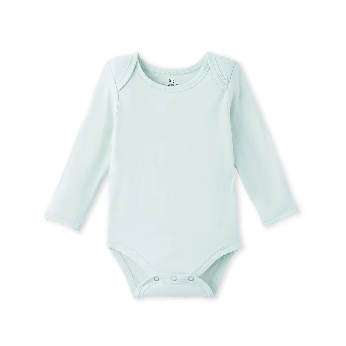 Long Sleeve Baby Bodysuit in Mint