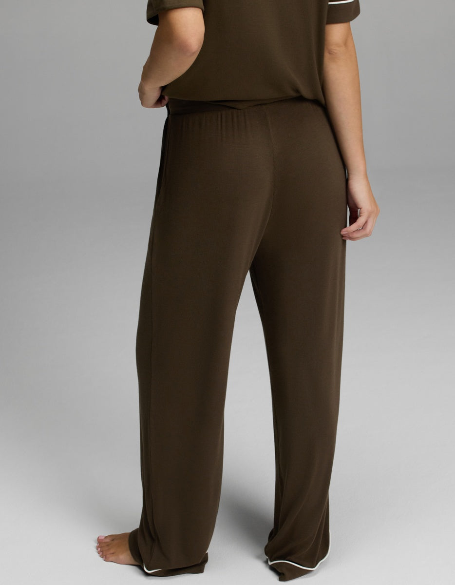 Women's Bamboo Rib-Knit Classic Pajama Pant