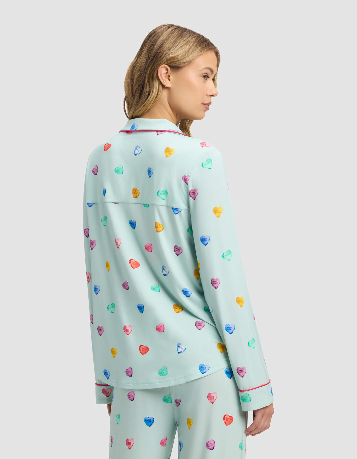 Women's Bamboo Stretch-Knit Long Sleeve Pajama Top (Collective)
