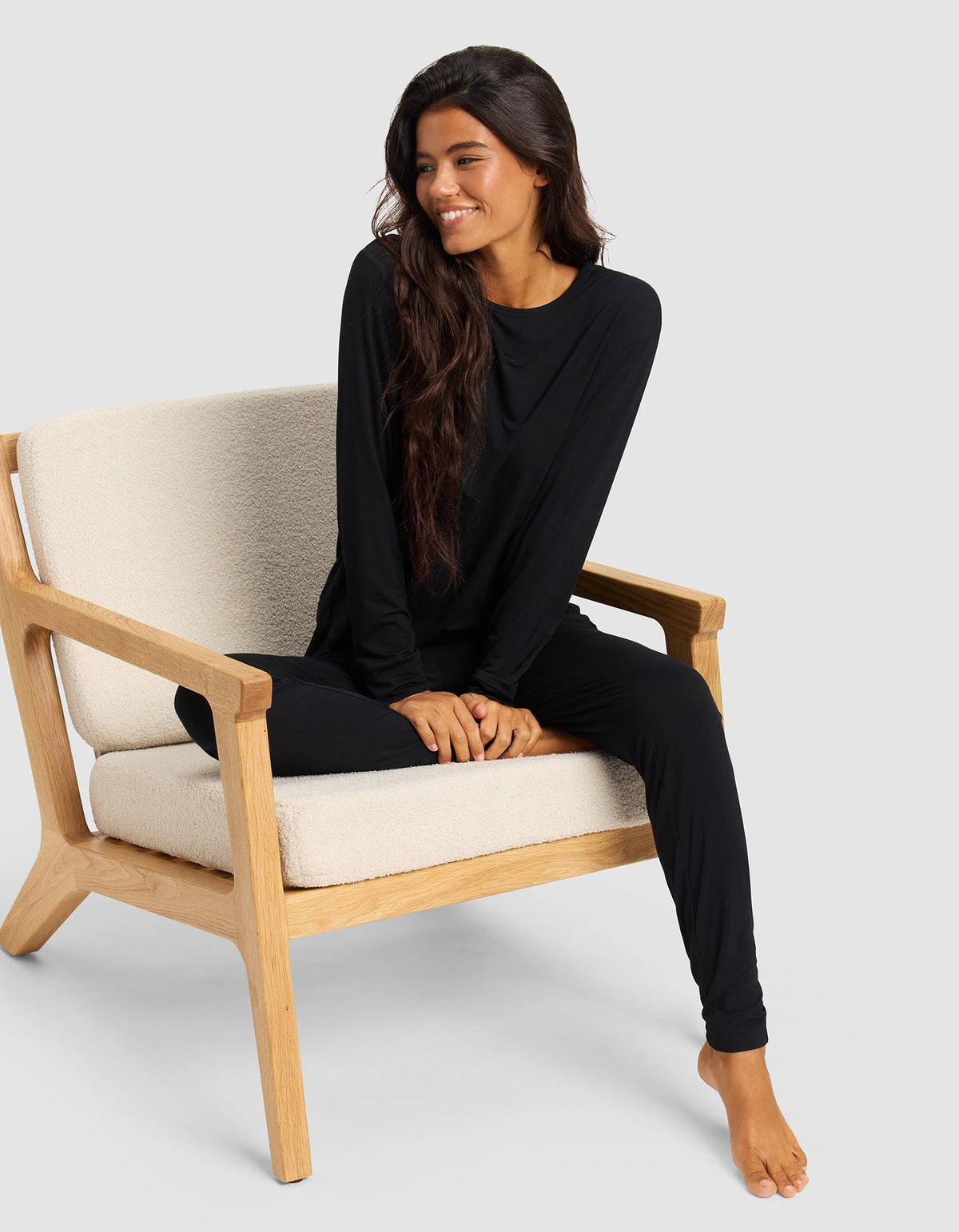 Women's Bamboo Stretch-Knit Tapered Pant