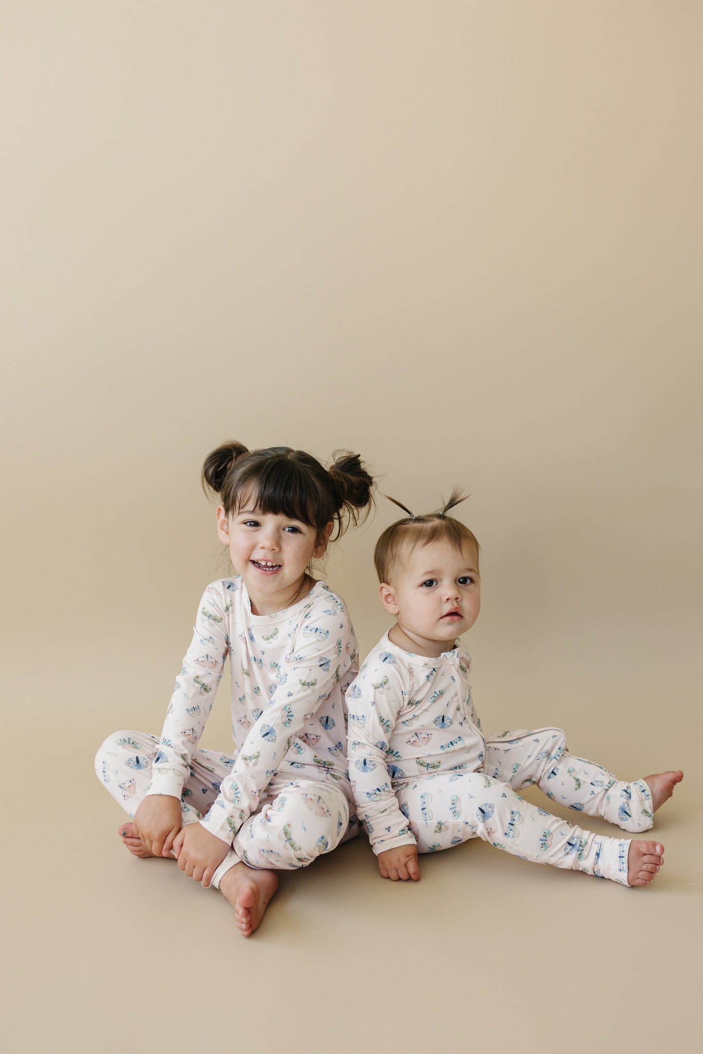 Luna Moths Bamboo Zippy Pajamas