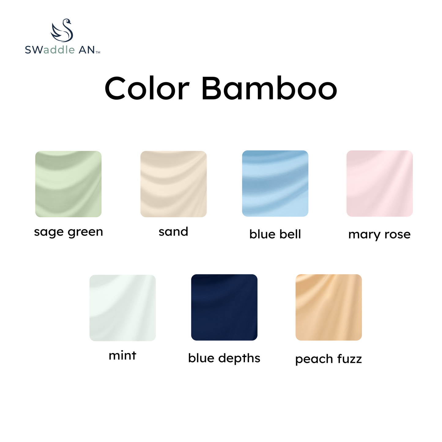 Bamboo Swaddle Blankets in Mint