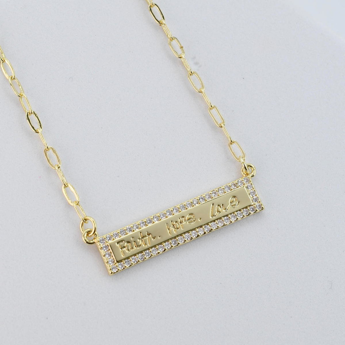 Faith Hope Love Gold