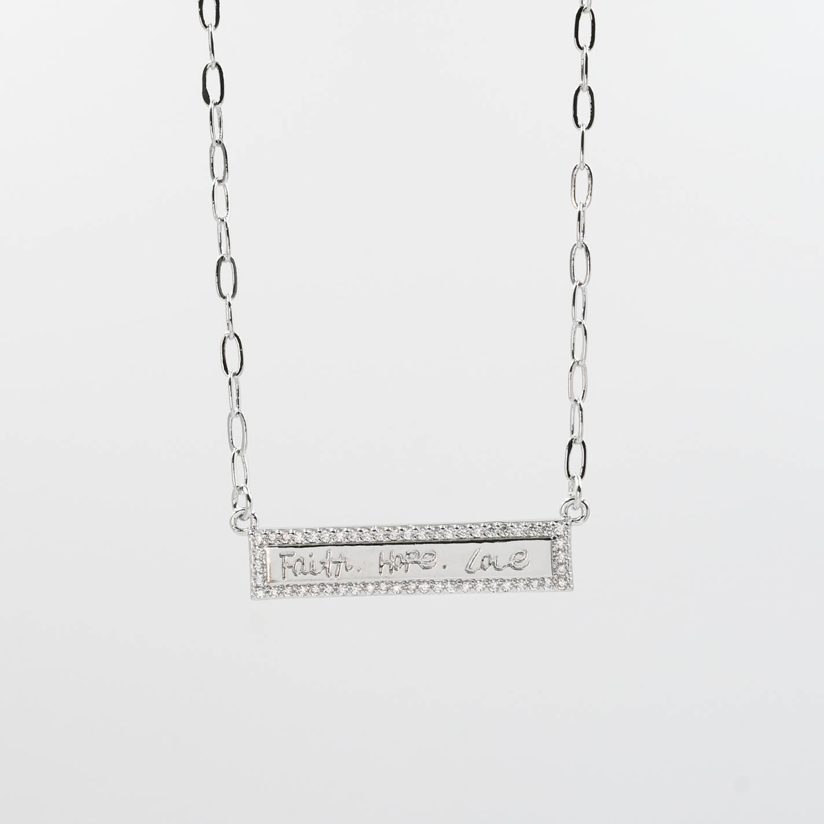 Faith Hope Love Silver