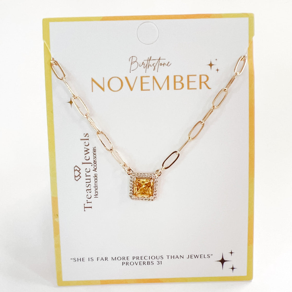 Birthstone Necklace